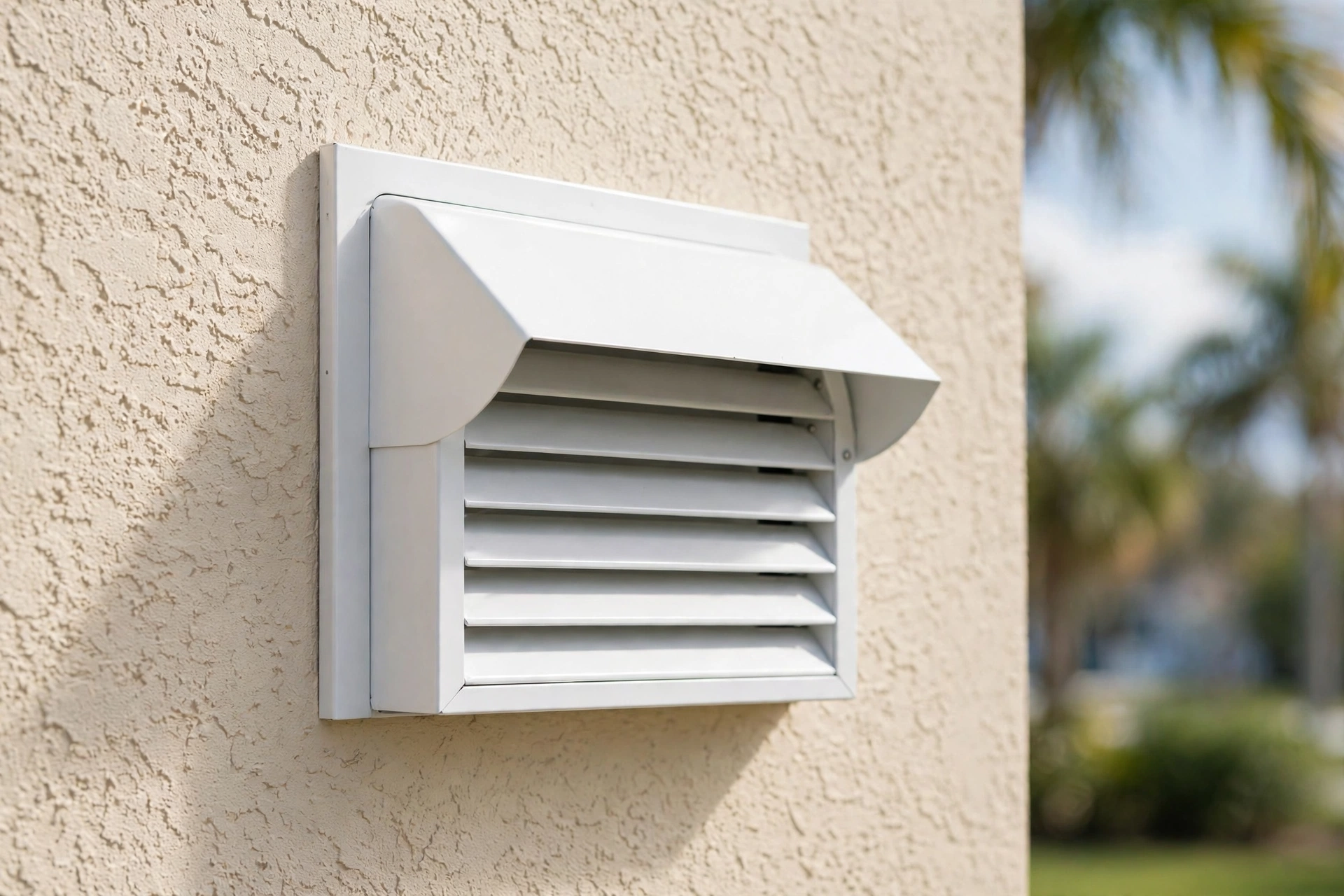 Clean dryer vent hood on an Estero home
